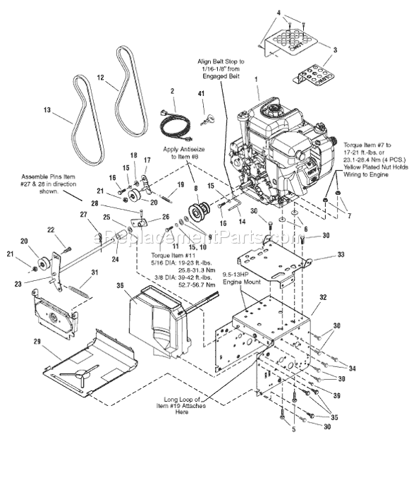Murray 1695319 (ST8526)(2007) 26" Dual Stage Snowthrower Page D Diagram