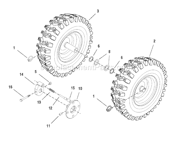 Murray 1695319 (ST8526)(2007) 26" Dual Stage Snowthrower Page G Diagram