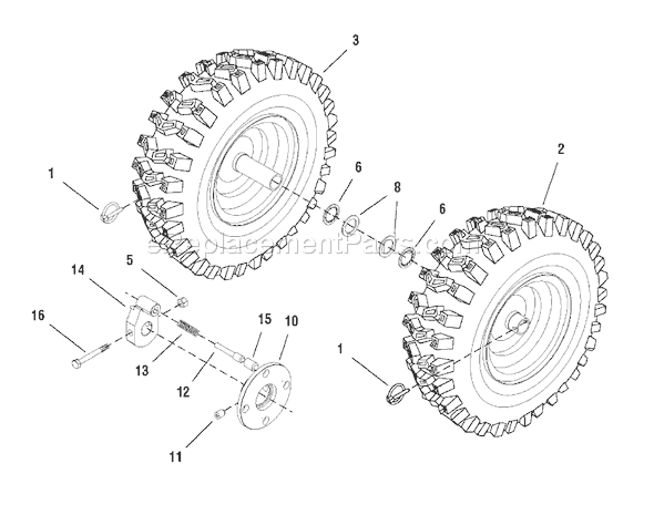 Murray 1695320 (ST9528)(2007) 28" Dual Stage Snowthrower Page G Diagram