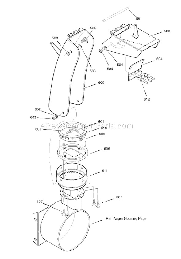 Murray 1695370 (6331770X54)(2007) 33" Dual Stage Snowthrower Page F Diagram