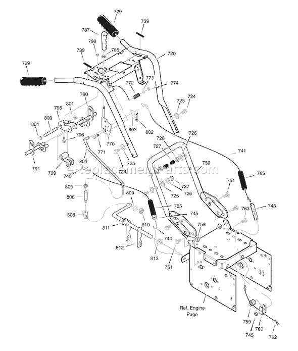 Murray 1695370 (6331770X54)(2007) 33" Dual Stage Snowthrower Page I Diagram