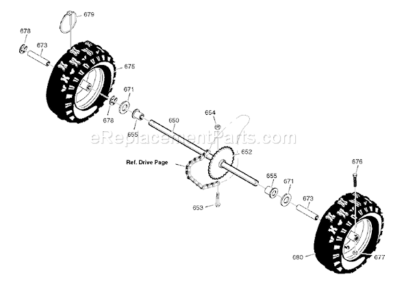Murray 1695375 (6271500x43)(2007) 27" Dual Stage Snowthrower Page H Diagram