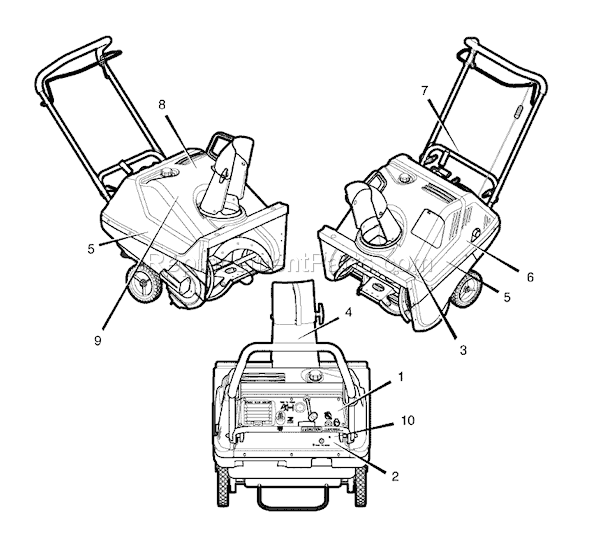 Murray 1695518 (18-2811-29)(2008) Snow Frost-RS 22" Single Stage Snowthrower Page D Diagram