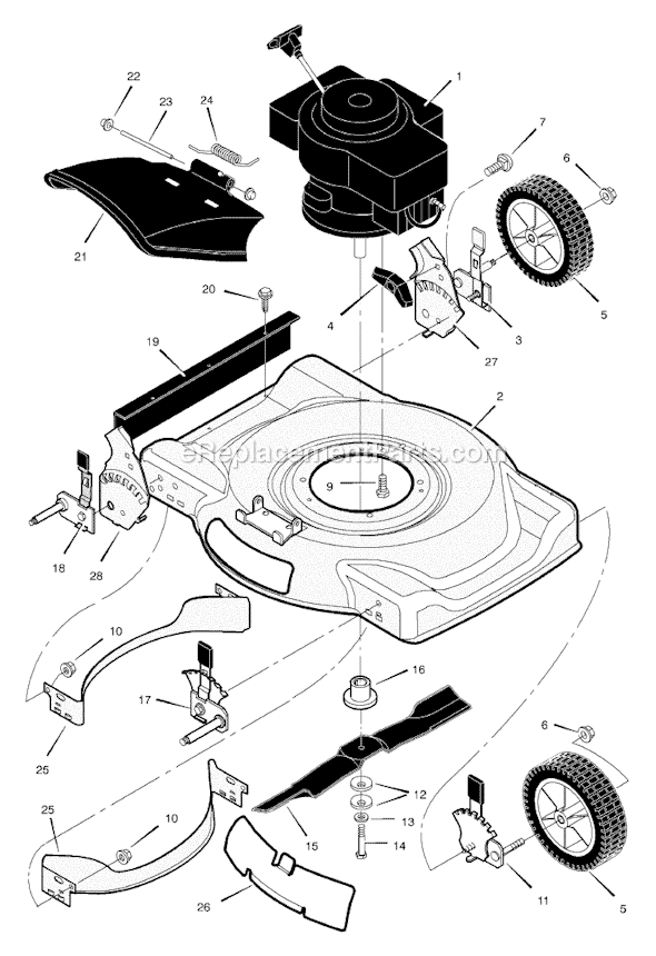 Victa Lawn Mower Parts Diagram