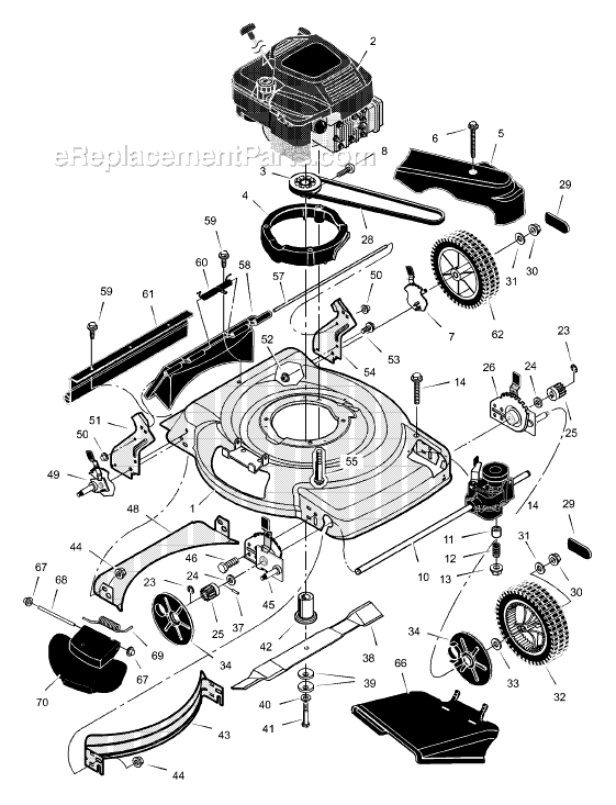 Murray 228610x6A 22" Lawn Mower Page C Diagram