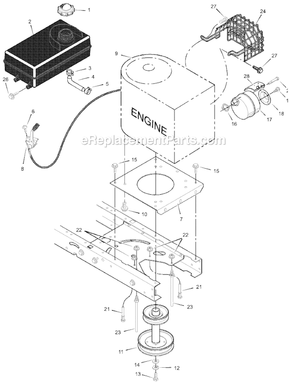 Murray 312000x98B 31" Lawn Tractor Page C Diagram