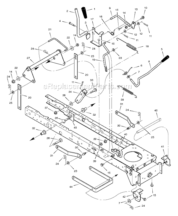 Murray 385004x52A 38" Lawn Tractor Page F Diagram