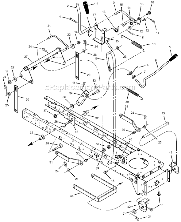 Murray 385008x51A (2002) 38" Lawn Tractor Page F Diagram