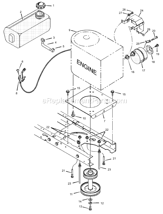 Murray 385011x50A (2002) 38" Lawn Tractor Page C Diagram