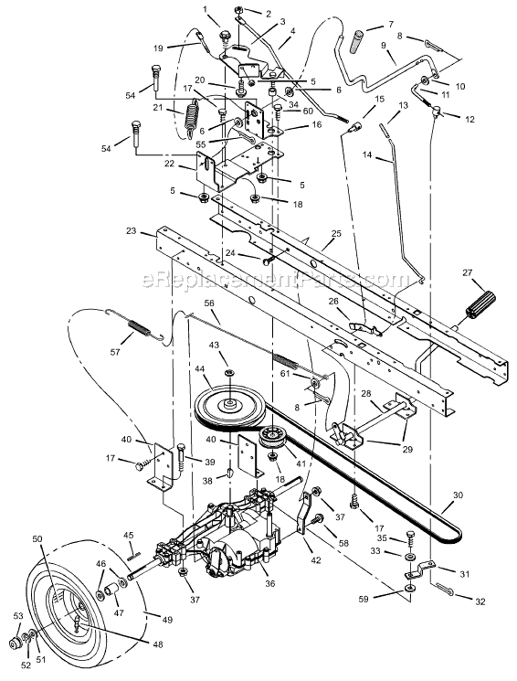 Murray 385012x68A (2002) 38" Lawn Tractor Page D Diagram
