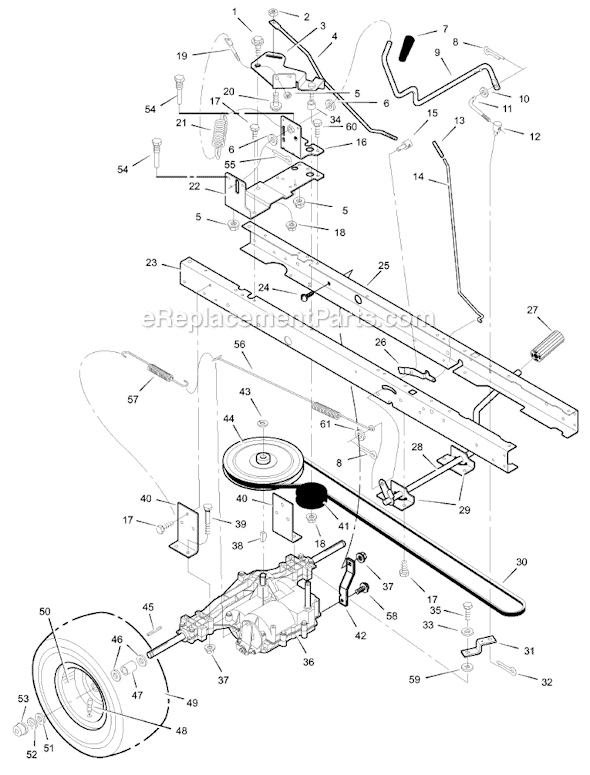 Murray 385012x68B 38" Lawn Tractor Page D Diagram