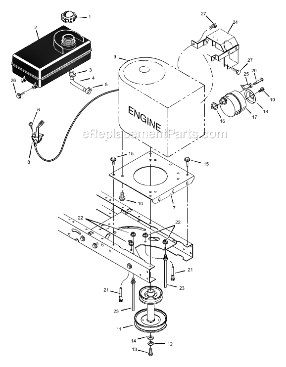 Murray 38502x70A (2001) 38" Lawn Tractor Page C Diagram