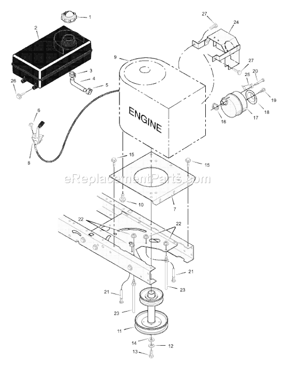 Murray 38502x86B (2000) 38" Lawn Tractor Page C Diagram