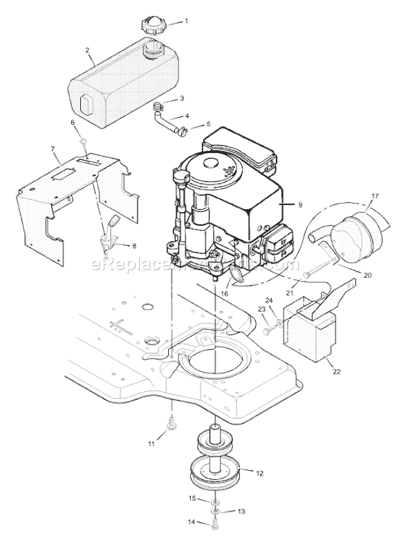 Murray 38710B (2000) 38" Lawn Tractor Page C Diagram