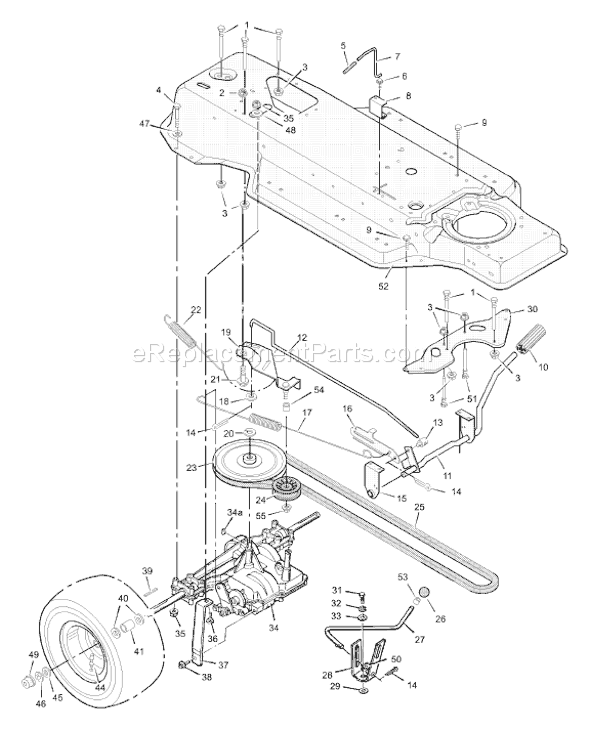 Murray 38715B (2000) 38" Lawn Tractor Page D Diagram