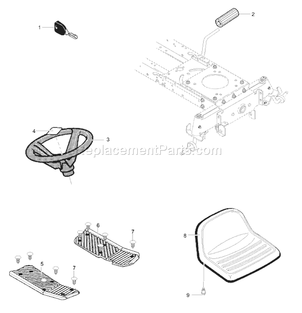 Murray 40318x50B (2000) 40" Lawn Tractor Page B Diagram