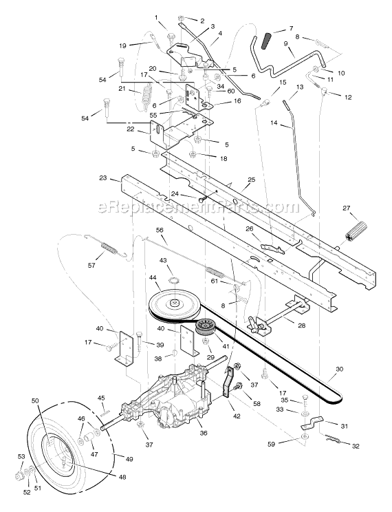 Murray 405000x31B 40" Lawn Tractor Page D Diagram