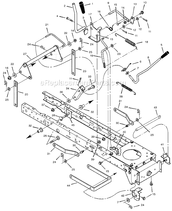 Murray 405015x92A (2002) 40" Lawn Tractor Page F Diagram