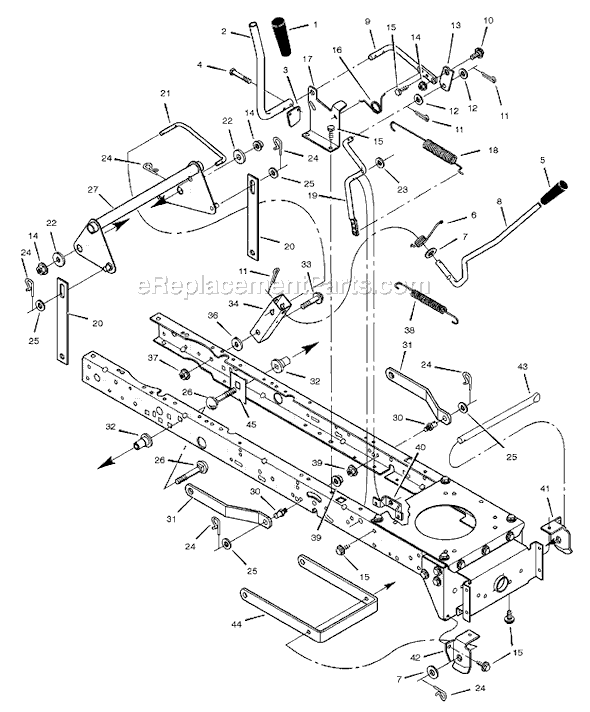 Murray 40508x92E (2002) 40" Lawn Tractor Page F Diagram