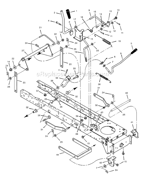 Murray 40508x92F (2002) 40" Lawn Tractor Page F Diagram