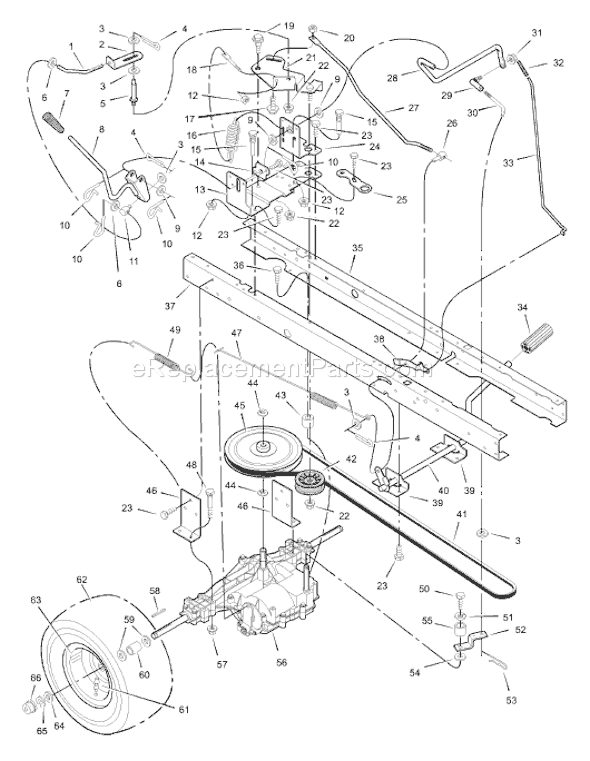 Murray 40530x51C (2000) 40" Lawn Tractor Page D Diagram