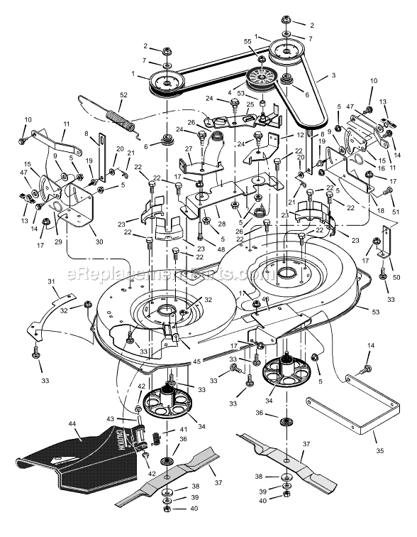 Murray 40541x99D (2002) 40" Lawn Tractor Page E Diagram