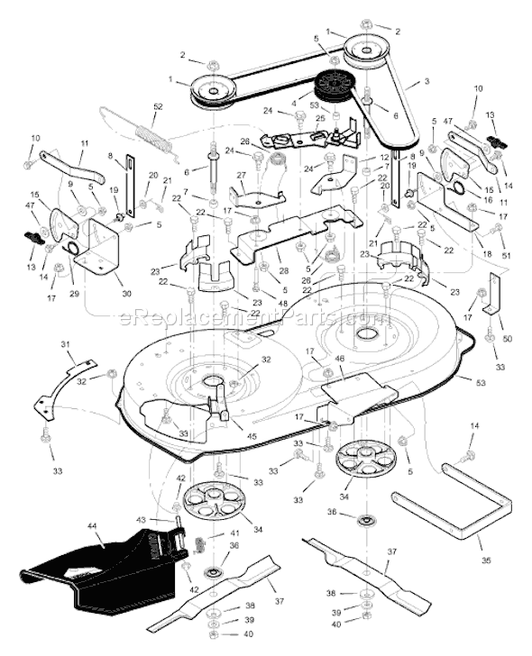 Murray 40564x51B (1999) 40" Lawn Tractor Page E Diagram