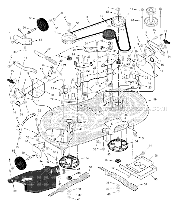 Murray 425007x92A (2002) 42" Lawn Tractor Page E Diagram