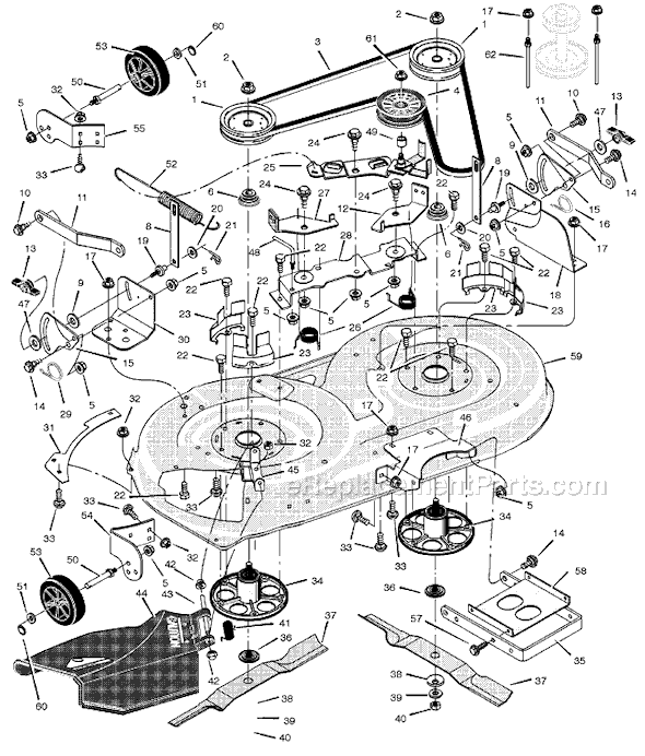 Murray 425009x8A (2002) 42" Lawn Tractor Page E Diagram