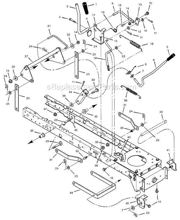 Murray 425009x8A (2002) 42" Lawn Tractor Page F Diagram
