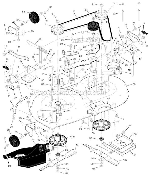 Murray 425017x24A 42" Lawn Tractor Page E Diagram