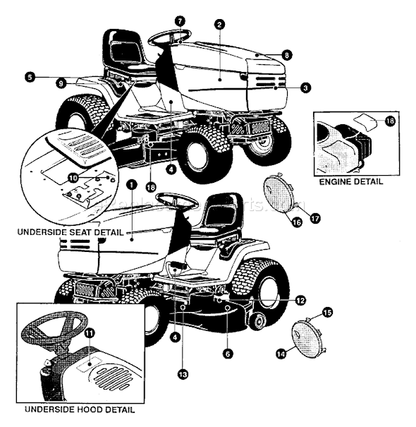 Murray 42502x8C (2000) 42" Lawn Tractor Page C Diagram
