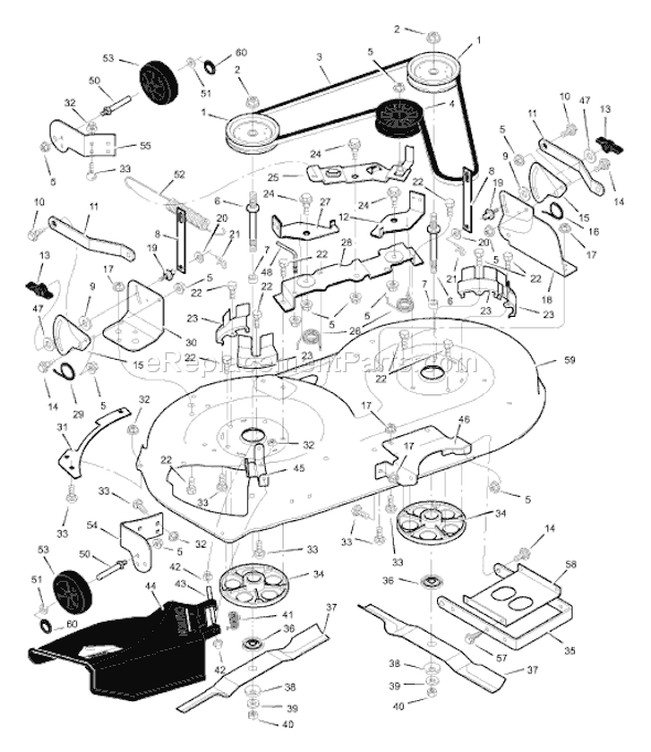 Murray 42504x99B (1999) 42" Lawn Tractor Page E Diagram