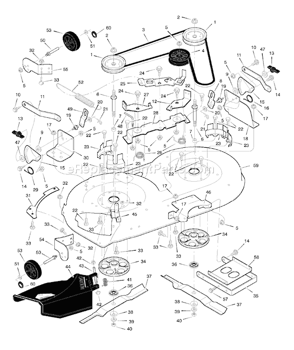 Murray 42537A (1998) 42" Lawn Tractor Page E Diagram