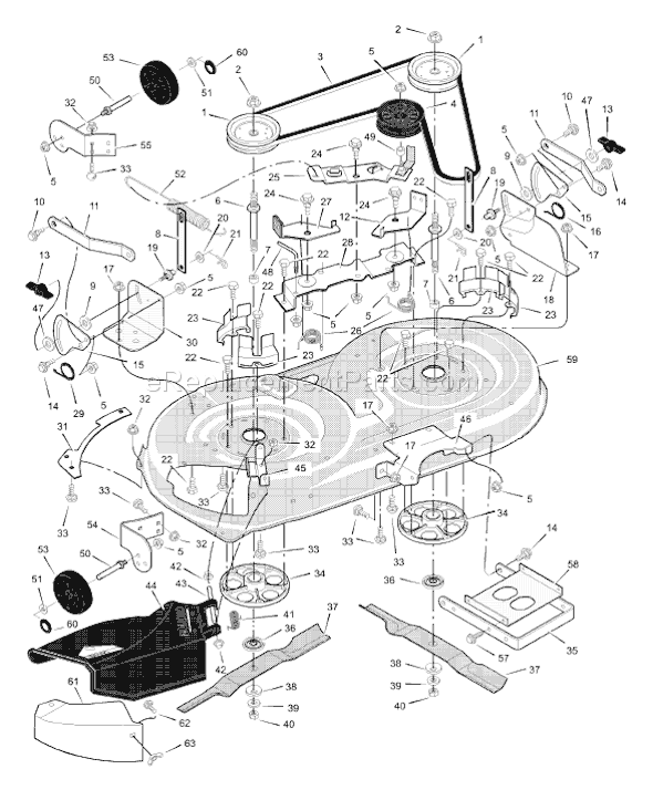 Murray 42544x8F (2000) 42" Lawn Tractor Page E Diagram