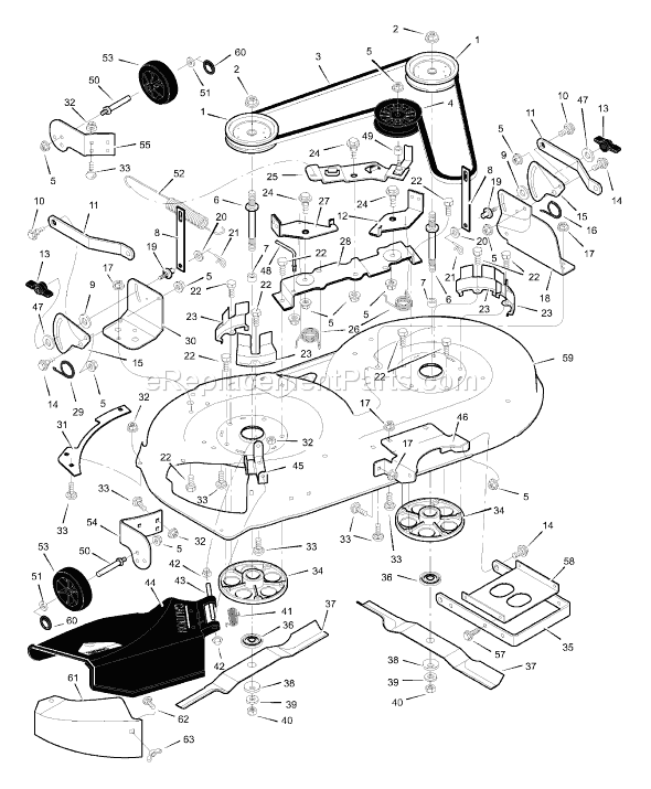 Murray 42583x30B (1999) 42" Lawn Tractor Page E Diagram