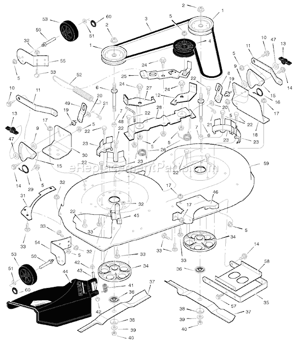 Murray 42590A (1998) 42" Lawn Tractor Page E Diagram