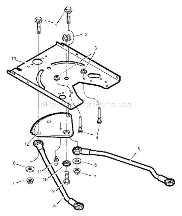 Murray 46106x89A (1999) 46" Garden Tractor Page L Diagram