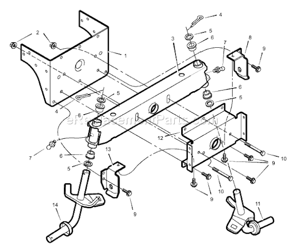 Murray 46106x89A (1999) 46" Garden Tractor Page D Diagram