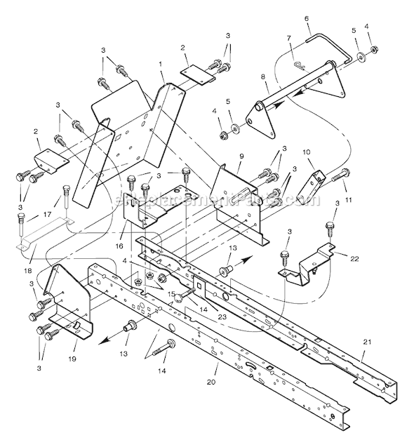 Murray 461604x99A 46" Lawn Tractor Page J Diagram