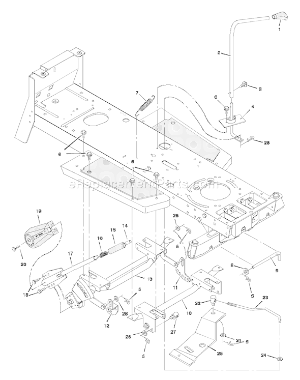 Murray 46379x92B (1997) 46 Inch Cut Lawn Tractor Page F Diagram