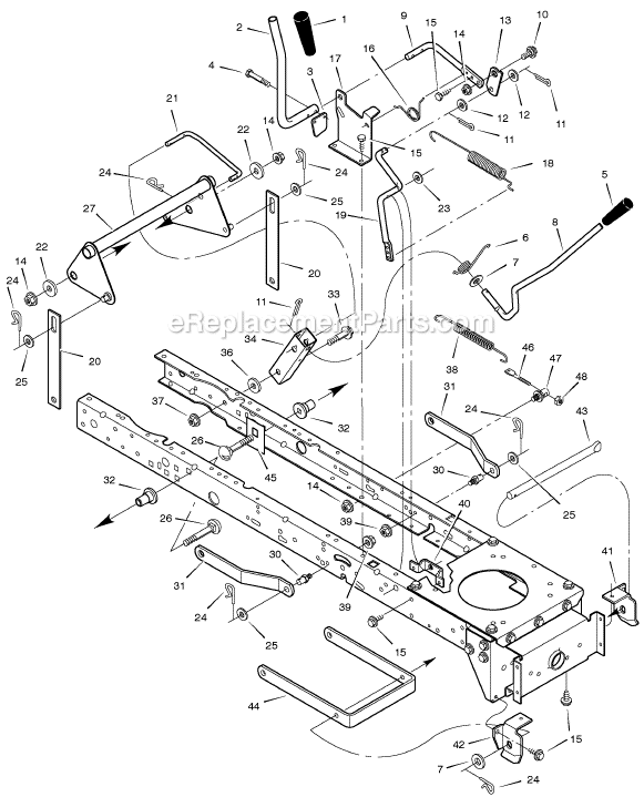 Murray 465624x50A 46" Lawn Tractor Page F Diagram
