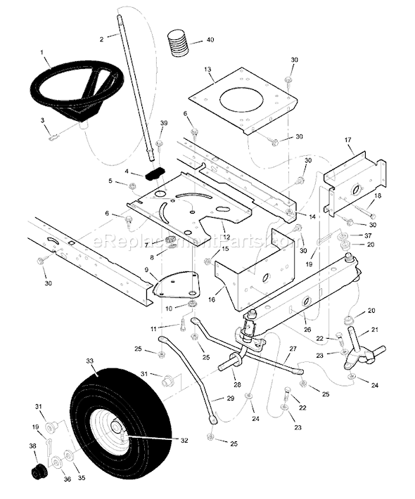 Murray 46569x82A (1999) 46" Lawn Tractor Page G Diagram