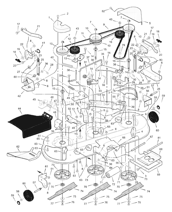 Murray 46577x6B (2000) 46" Lawn Tractor Page E Diagram
