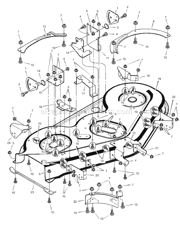 Murray 52101x92A (2000) 52" Lawn Tractor Page I Diagram
