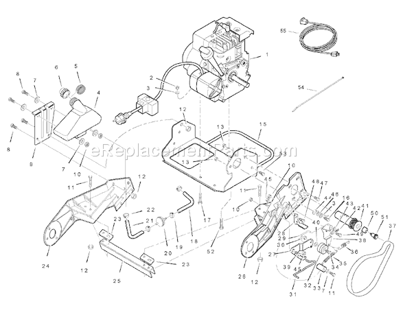 Murray 6210540X116NA (PM50E)(2007) 21" Single Stage Snowthrower Page F Diagram