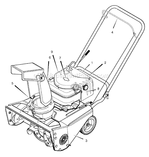 Murray 621401X112NB (18-2816-47)(2006) 21" Single Stage Snowthrower Page C Diagram