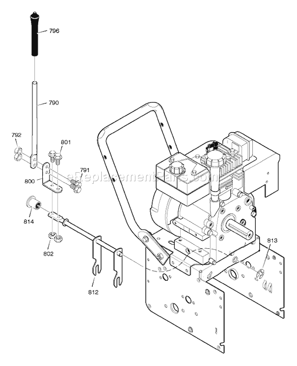 Murray 624555x61A (2005) 24" Dual Stage Snowthrower Page I Diagram