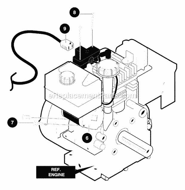 Murray 624804X31B (2000) Dual Stage Snow Thrower Electric_Starter Diagram