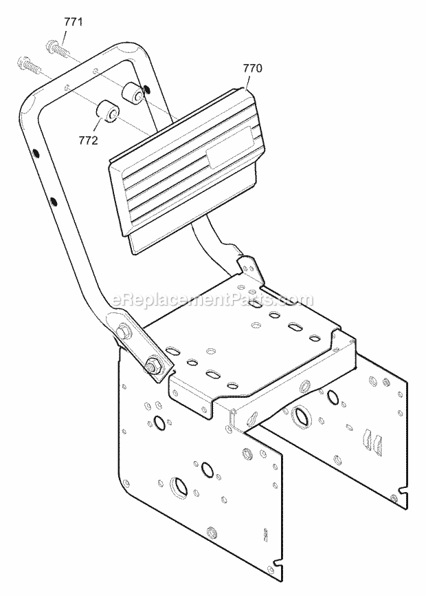 Murray 627805X85C (2001) Dual Stage Snow Thrower Control_Panel Diagram